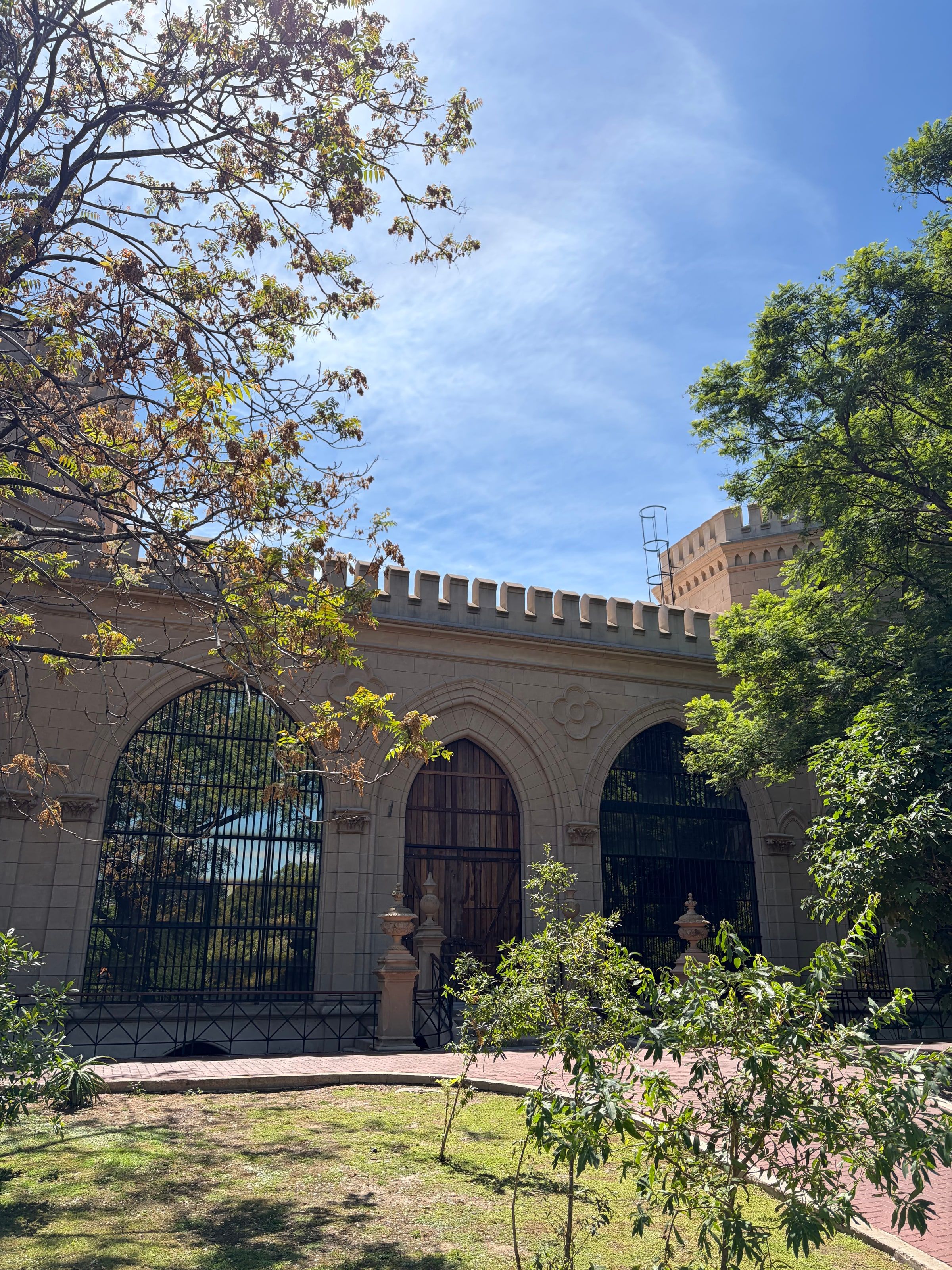 Un edificio histórico del Ecoparque