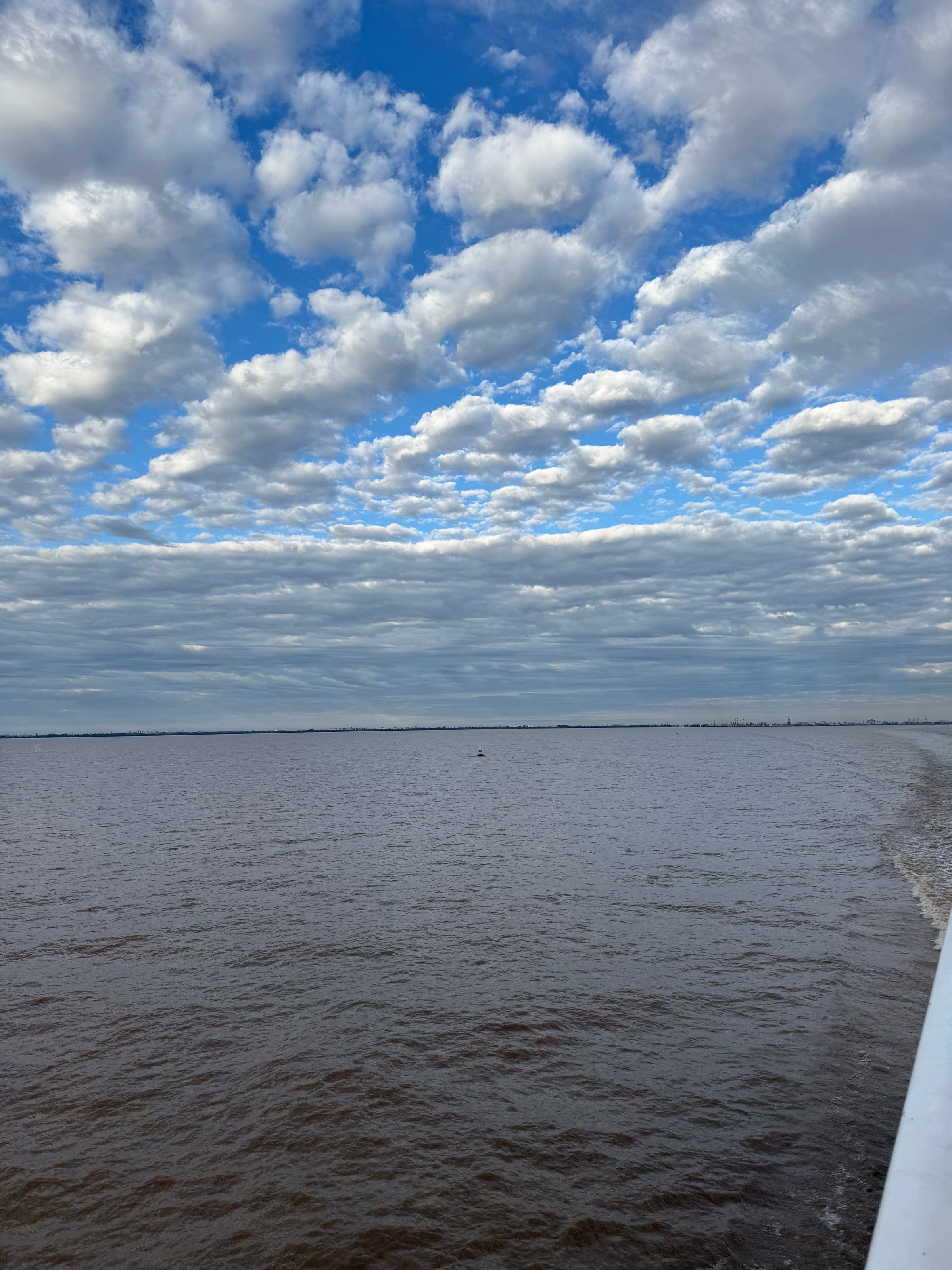 El Río de la Plata desde el ferry
