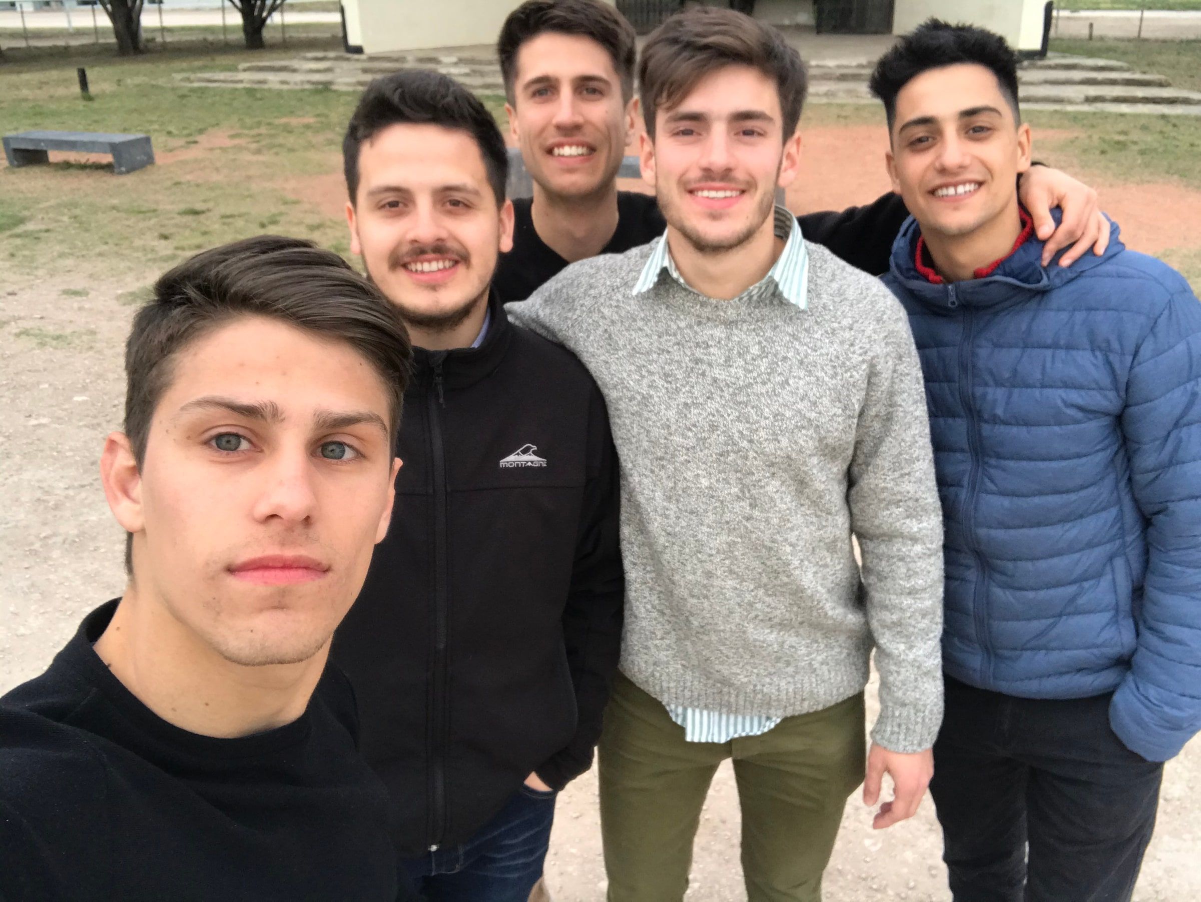 Selfie con amigos en Coronel Pringles
