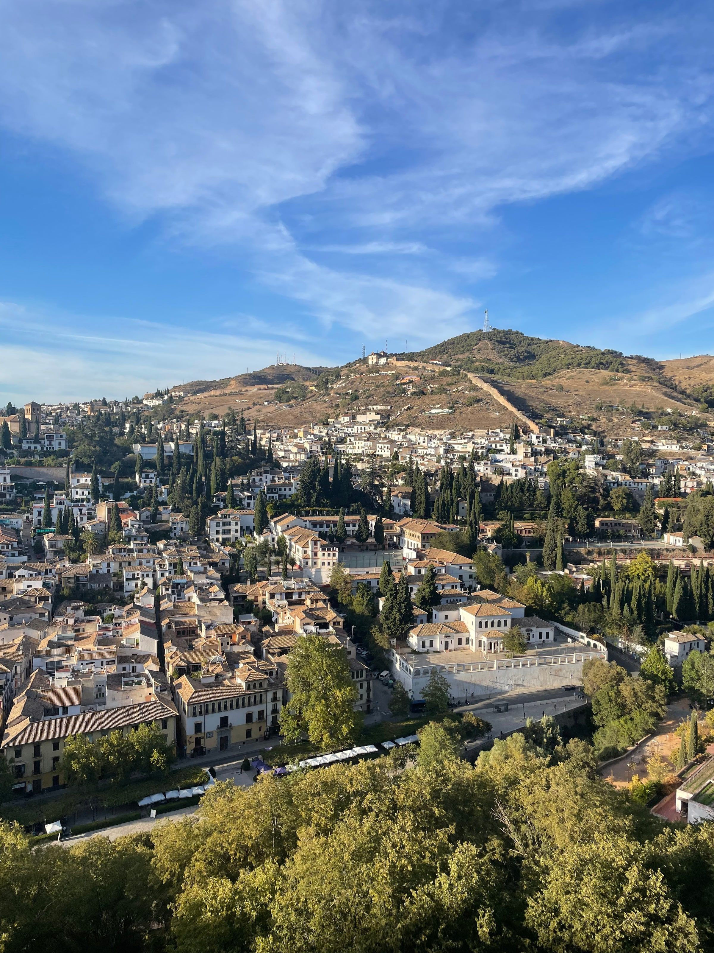 El Albaicín visto desde la Alhambra