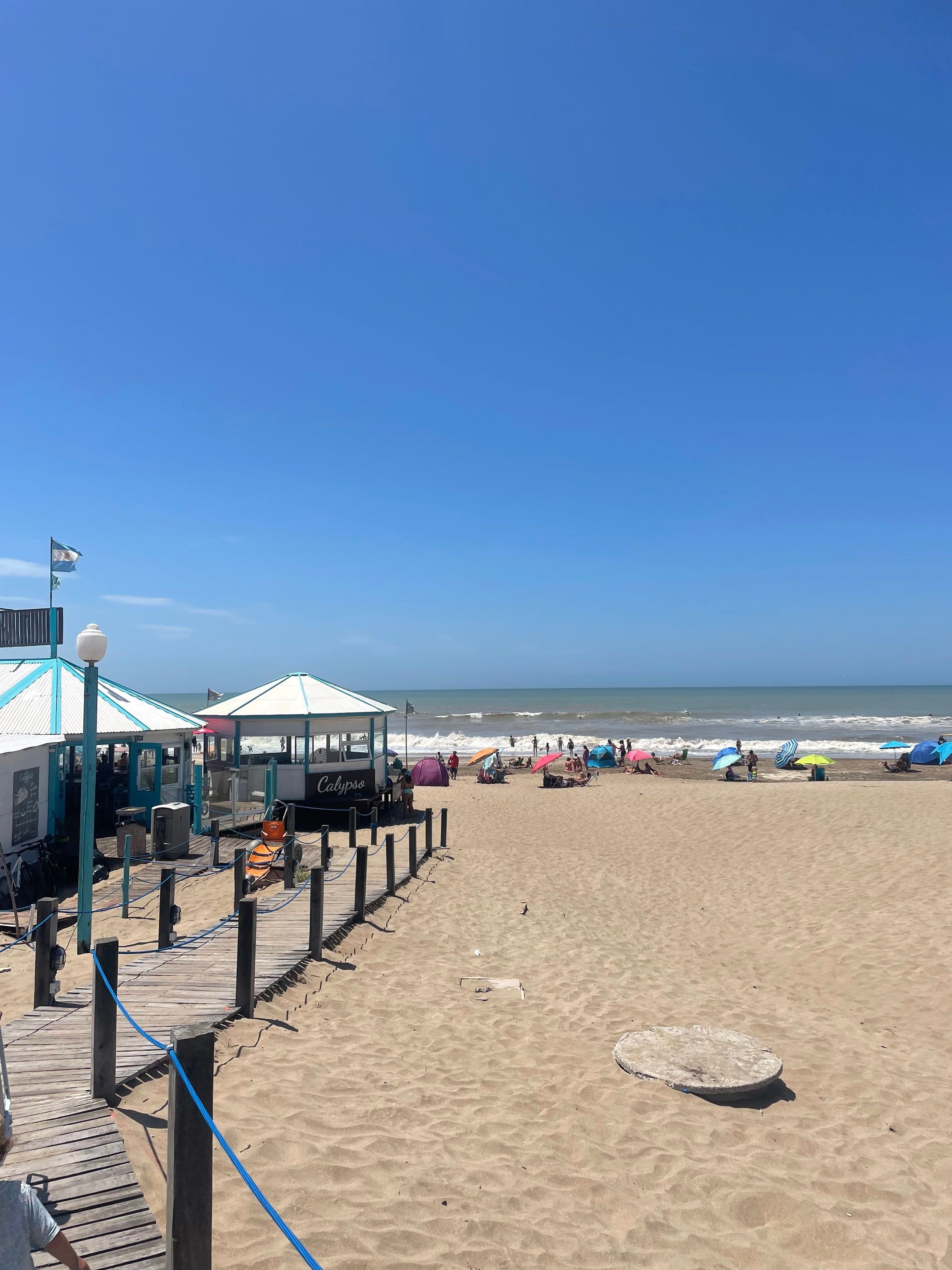 Un balneario sobre la playa