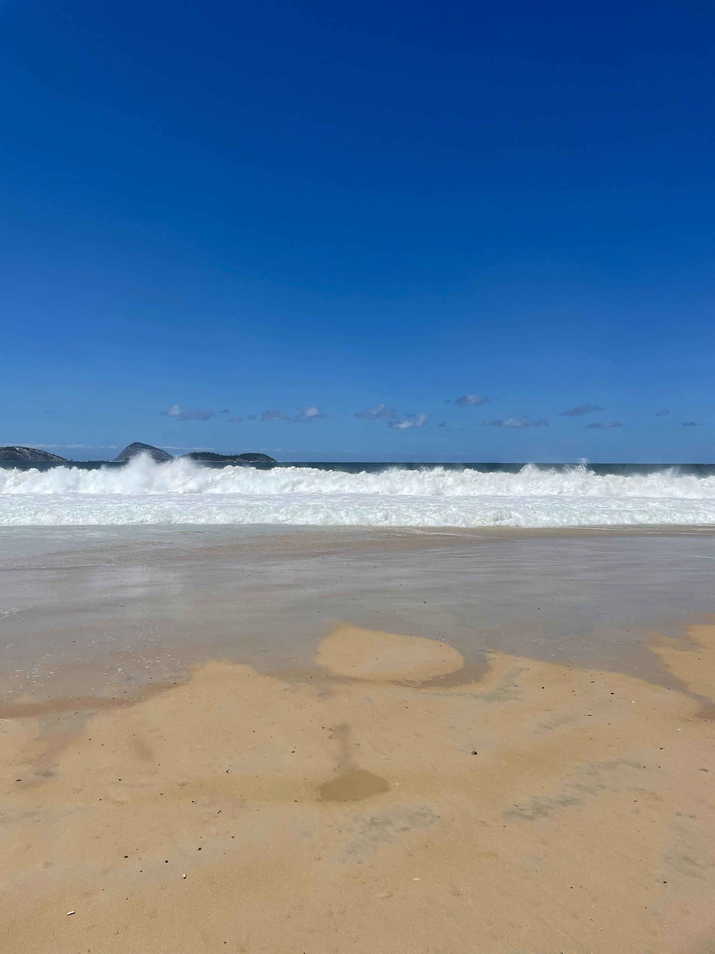 La playa de Ipanema a la mañana