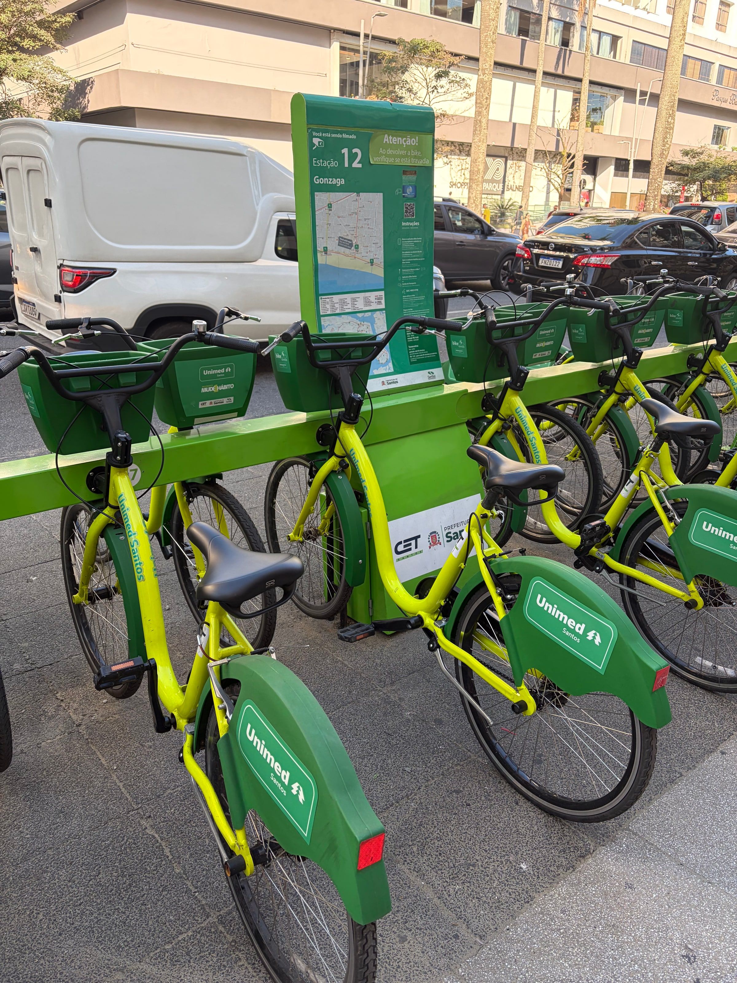 Las bicis públicas de Santos