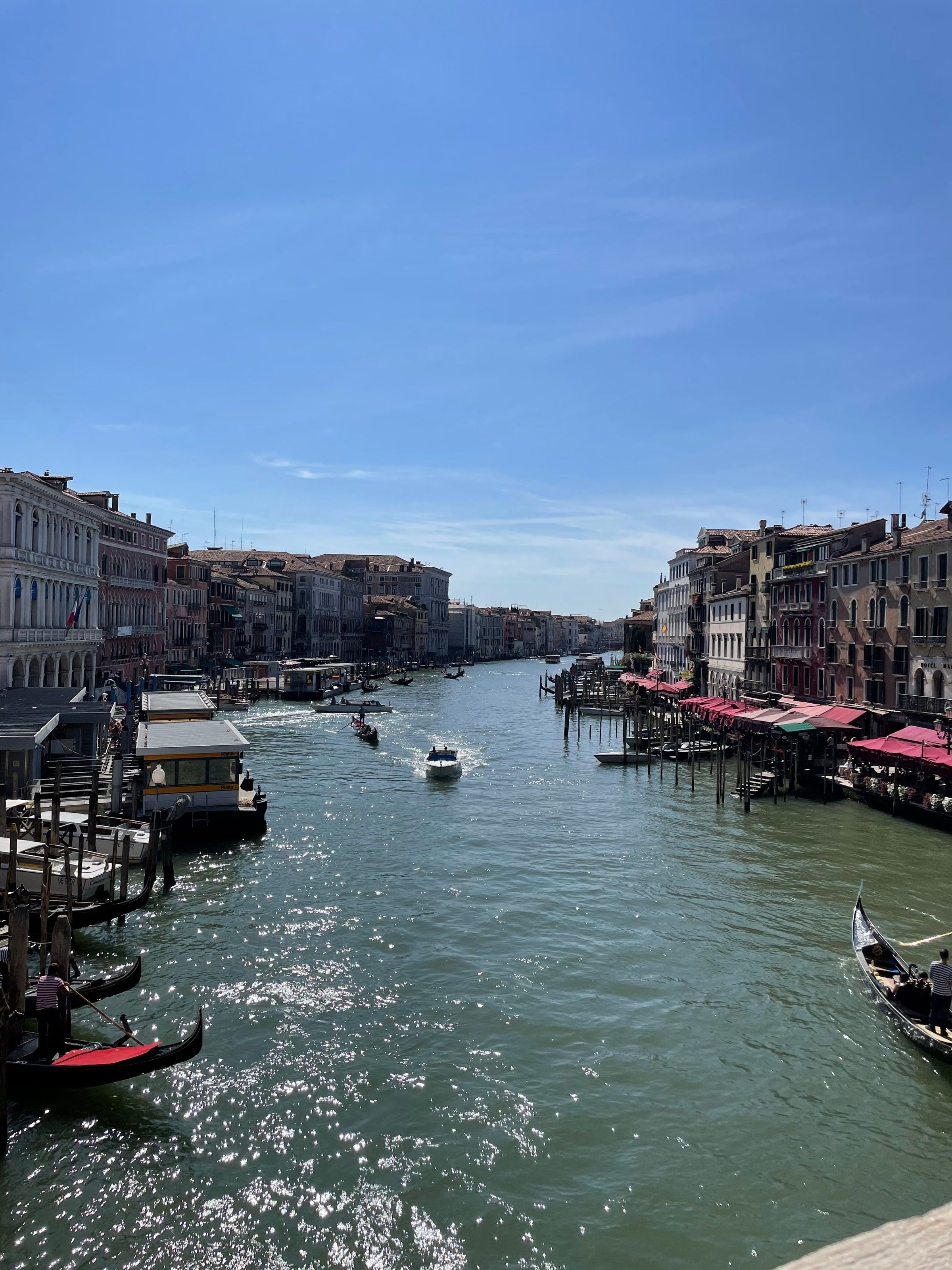 El Gran Canal desde el Puente de Rialto